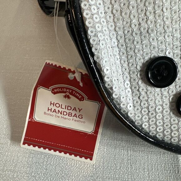 Holiday Time Happy Snowman Holiday Christmas Winter Crossbody Handbag NWT - Picture 2 of 6